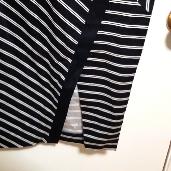 NWT 🇬🇧 Oasis UK Striped Navy Dress - Picture 4 of 7